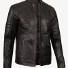 Men's Vintage Brown Real Leather Jacket