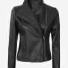 Arezoo Women's Black Real Leather Jacket